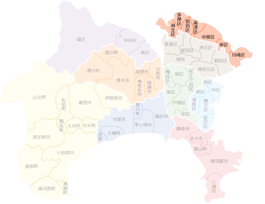 川崎支部地図