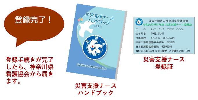 災害支援ナース登録